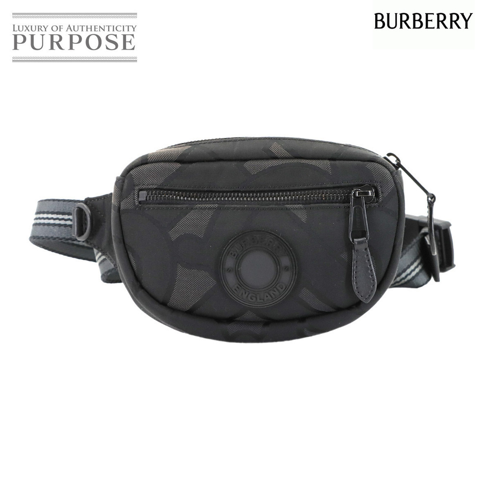 Burberry Body Belt Crossbody Bag Waist Bag Polyester Black